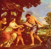 Pietro da Cortona Romulas and Remus Brought Back by Faustulus Spain oil painting artist
